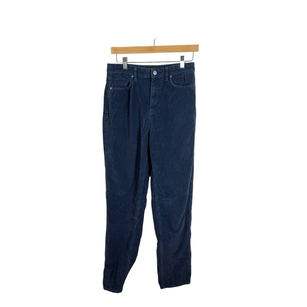 Urban Outfitters BDG High Rise Corduroy Mom Pant in Navy Blue Size 29